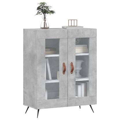 vidaXL Sideboard Concrete Grey 69,5x34x90 cm Engineered Wood