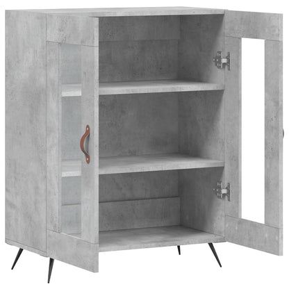 vidaXL Sideboard Concrete Grey 69.5x34x90 cm Engineered Wood