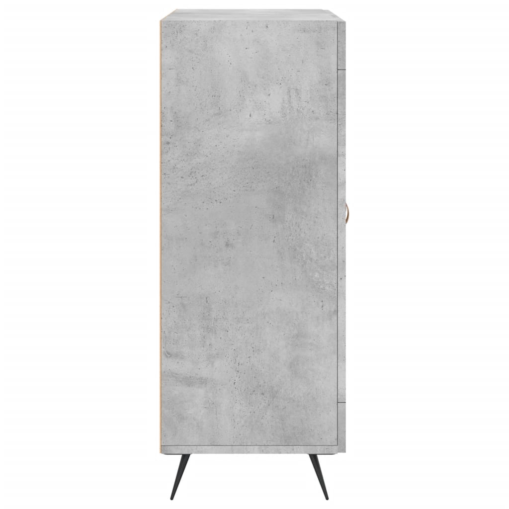 vidaXL Sideboard Concrete Grey 69,5x34x90 cm Engineered Wood