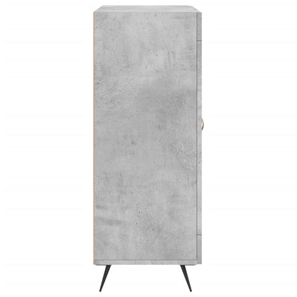vidaXL Sideboard Concrete Grey 69,5x34x90 cm Engineered Wood