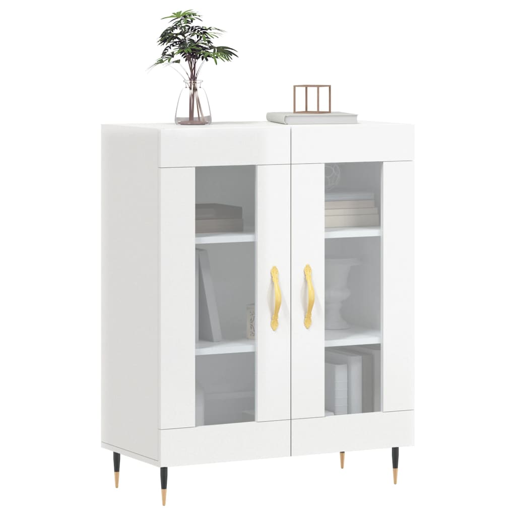 vidaXL Sideboard High Gloss White 69,5x34x90 cm Engineered Wood