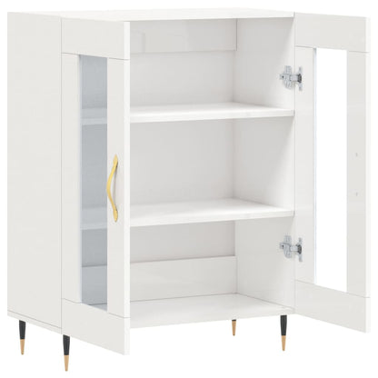 vidaXL Sideboard High Gloss White 69,5x34x90 cm Engineered Wood