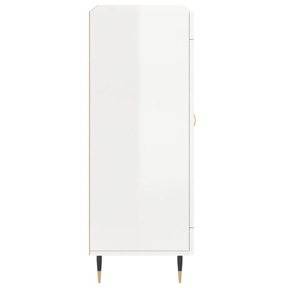 vidaXL Sideboard High Gloss White 69,5x34x90 cm Engineered Wood