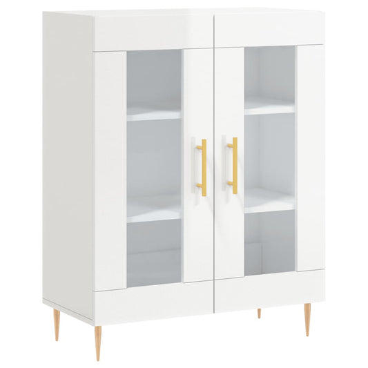 vidaXL Sideboard High Gloss White 69,5x34x90 cm Engineered Wood