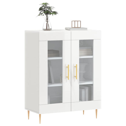 vidaXL Sideboard High Gloss White 69,5x34x90 cm Engineered Wood