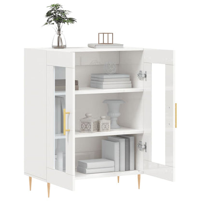 vidaXL Sideboard High Gloss White 69,5x34x90 cm Engineered Wood