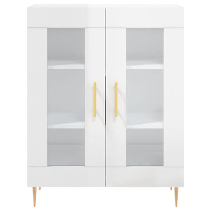 vidaXL Sideboard High Gloss White 69,5x34x90 cm Engineered Wood
