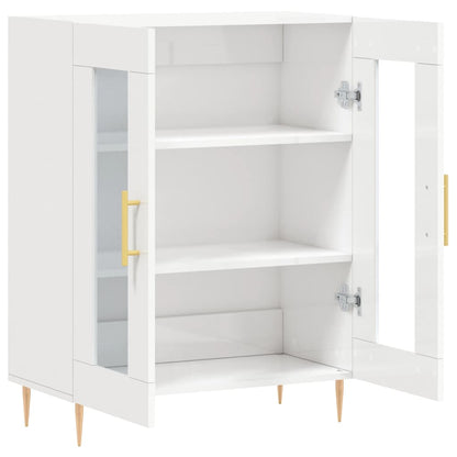vidaXL Sideboard High Gloss White 69,5x34x90 cm Engineered Wood