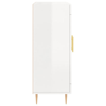 vidaXL Sideboard High Gloss White 69,5x34x90 cm Engineered Wood