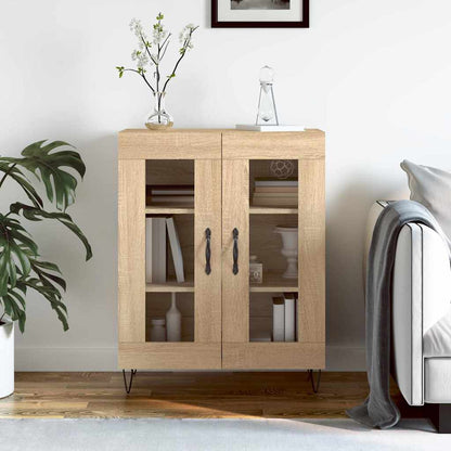 vidaXL Sideboard Sonoma oak 69.5 x 34 x 90 cm Engineered Wood