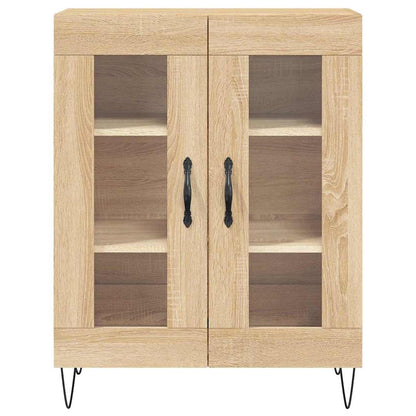 vidaXL Sideboard Sonoma oak 69.5 x 34 x 90 cm Engineered Wood