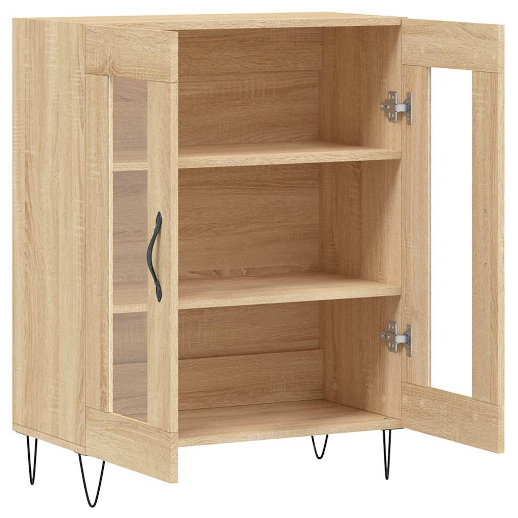 vidaXL Sideboard Sonoma oak 69.5 x 34 x 90 cm Engineered Wood