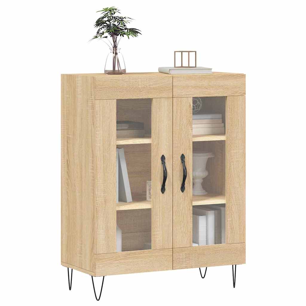 vidaXL Sideboard Sonoma oak 69.5 x 34 x 90 cm Engineered Wood