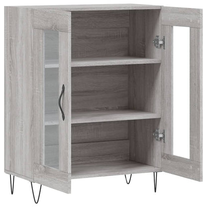 vidaXL Sideboard Grey Sonoma 69.5x34x90 cm Engineered Wood