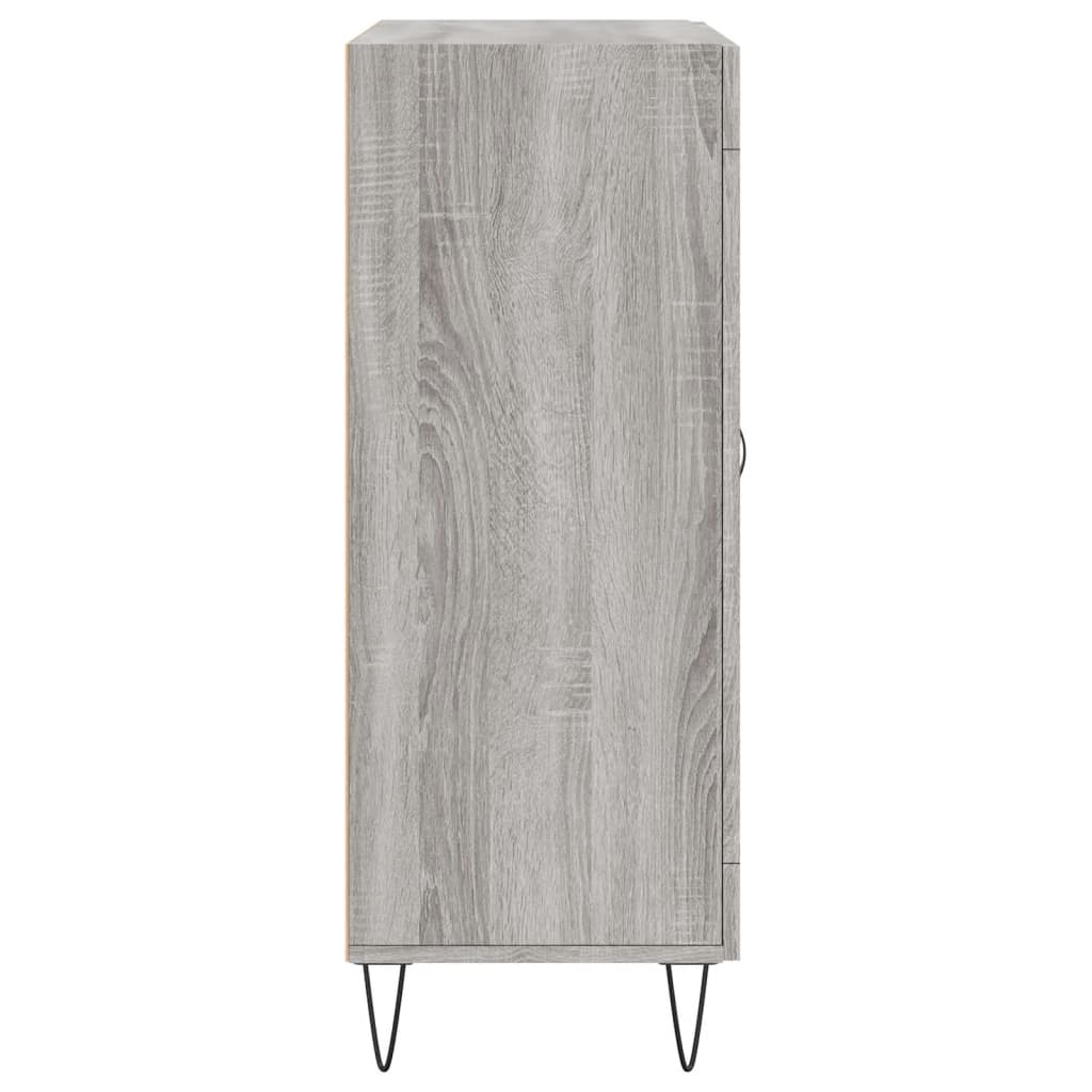 vidaXL Sideboard Grey Sonoma 69,5x34x90 cm Engineered Wood
