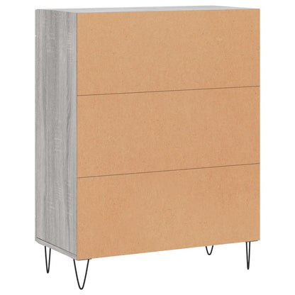 vidaXL Sideboard Grey Sonoma 69,5x34x90 cm Engineered Wood