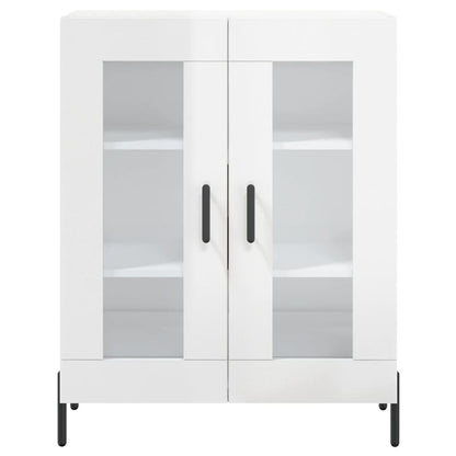 vidaXL Sideboard High Gloss White 69.5x34x90 cm Engineered Wood