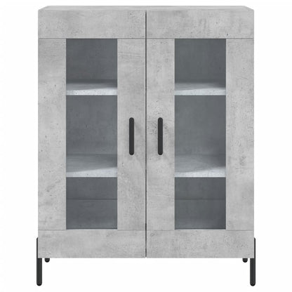 vidaXL Sideboard Concrete Grey 69.5x34x90 cm Engineered Wood