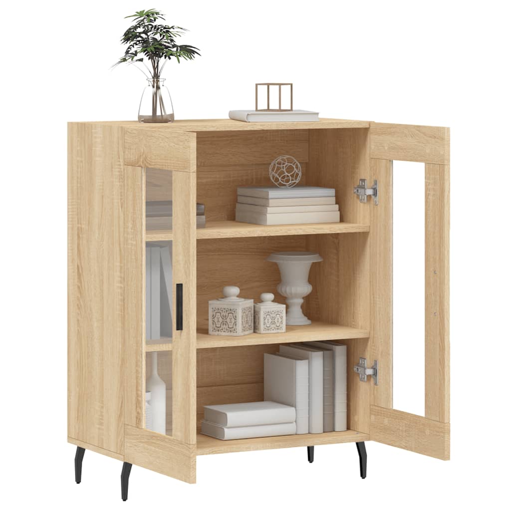 vidaXL Sideboard Sonoma Oak 69,5x34x90 cm Engineered Wood