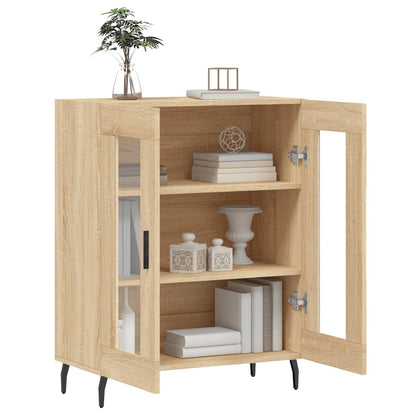 vidaXL Sideboard Sonoma Oak 69,5x34x90 cm Engineered Wood