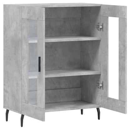 vidaXL Sideboard Concrete Grey 69.5x34x90 cm Engineered Wood