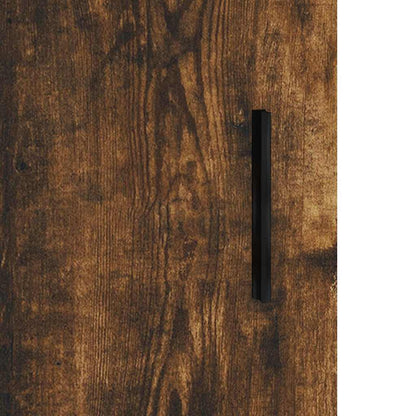 vidaXL Sideboard Smoked Oak 69.5x34x90 cm Engineered Wood