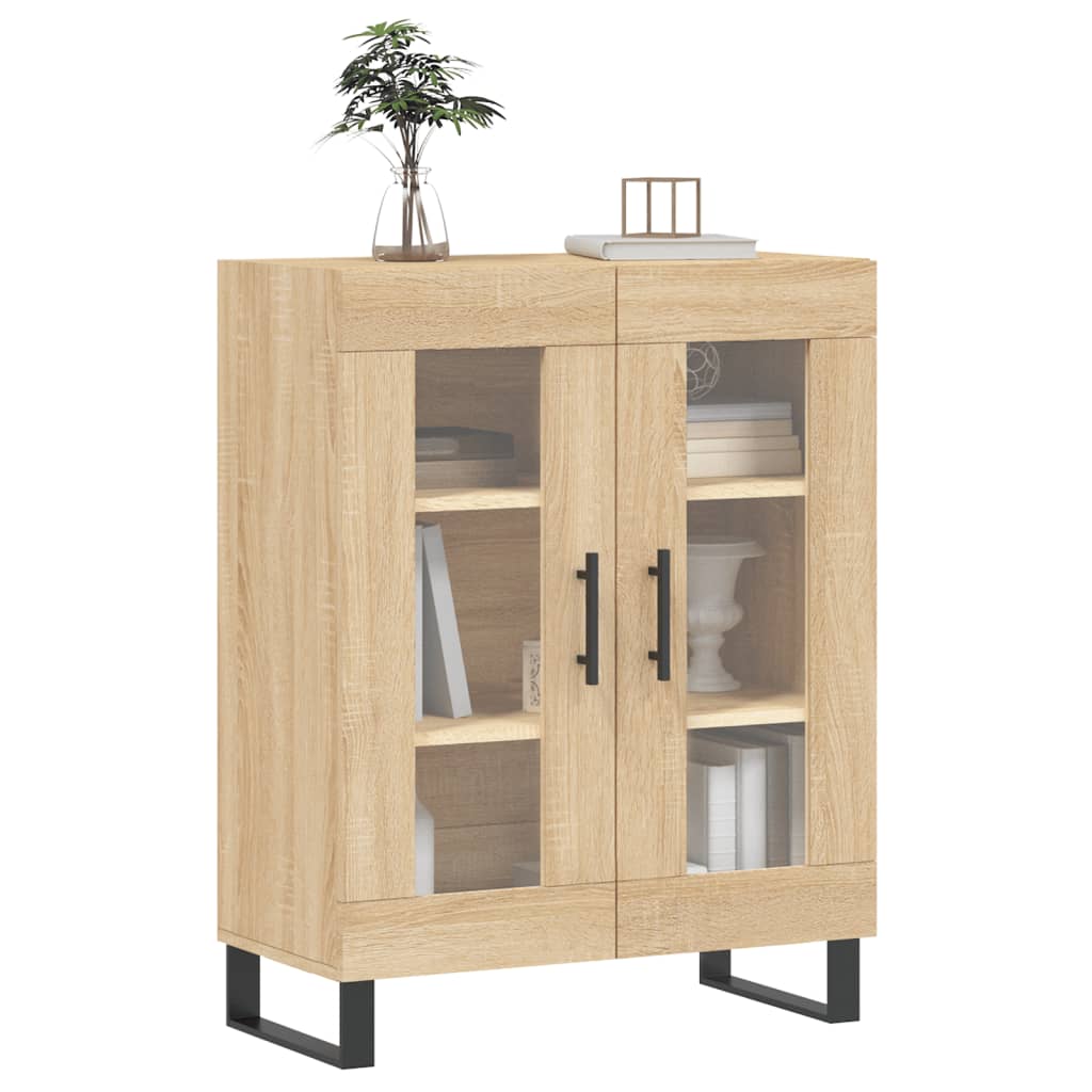 vidaXL Sideboard Sonoma Oak 69.5x34x90 cm Engineered Wood