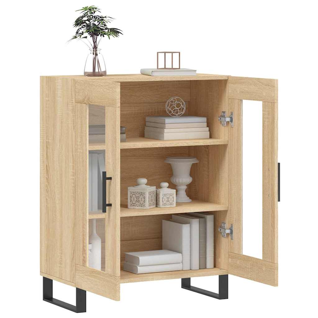 vidaXL Sideboard Sonoma Oak 69.5x34x90 cm Engineered Wood
