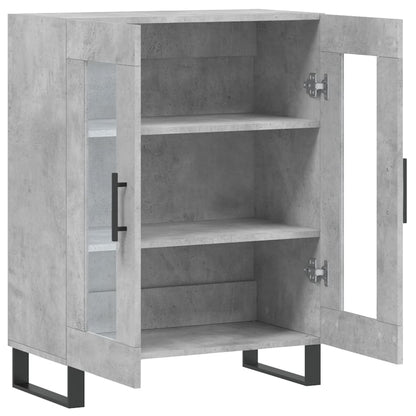 vidaXL Sideboard Concrete Grey 69.5x34x90 cm Engineered Wood
