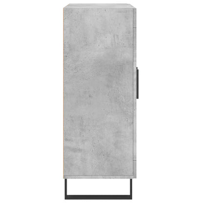 vidaXL Sideboard Concrete Grey 69.5x34x90 cm Engineered Wood
