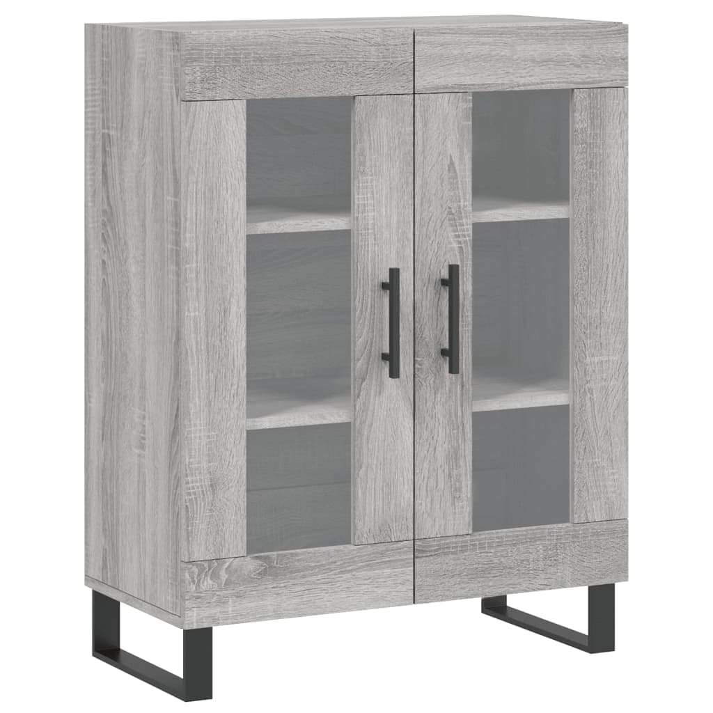 vidaXL Sideboard Grey Sonoma 69,5x34x90 cm Engineered Wood