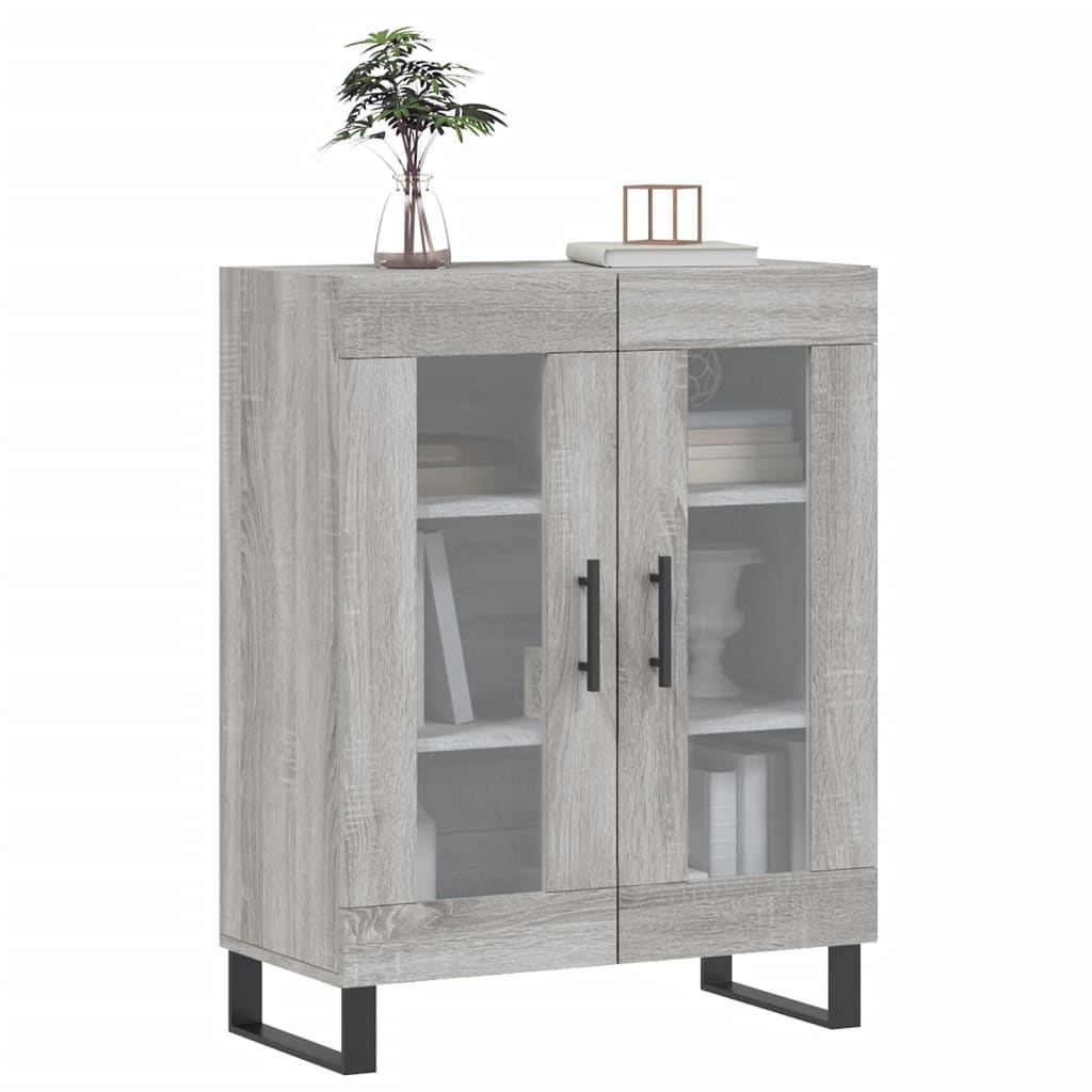 vidaXL Sideboard Grey Sonoma 69,5x34x90 cm Engineered Wood