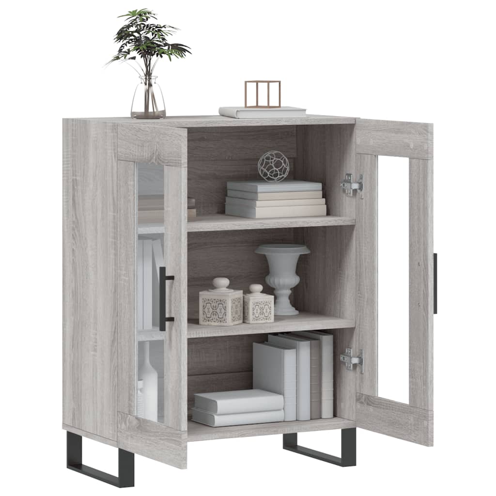 vidaXL Sideboard Grey Sonoma 69,5x34x90 cm Engineered Wood