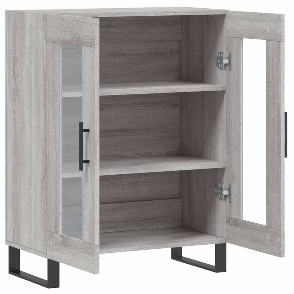 vidaXL Sideboard Grey Sonoma 69,5x34x90 cm Engineered Wood