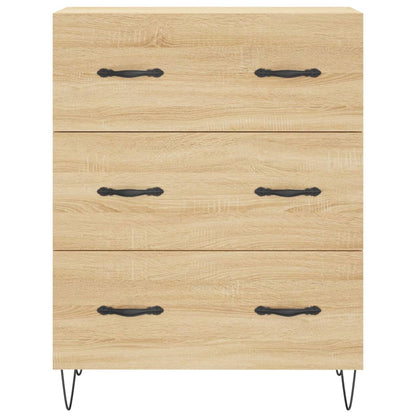 vidaXL Sideboard Sonoma Oak 69.5x34x90 cm Engineered Wood