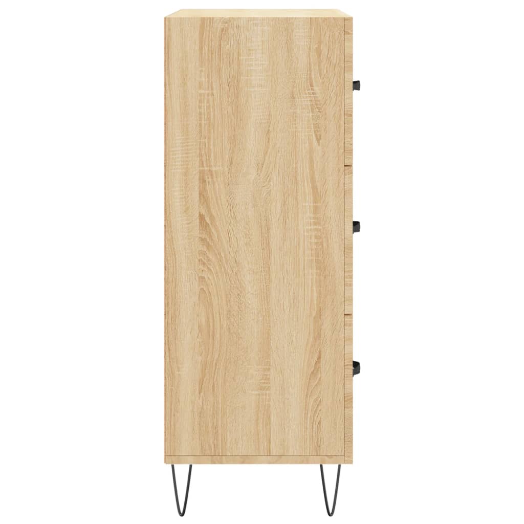 vidaXL Sideboard Sonoma Oak 69.5x34x90 cm Engineered Wood