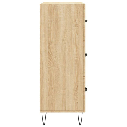 vidaXL Sideboard Sonoma Oak 69.5x34x90 cm Engineered Wood