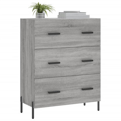 vidaXL Sideboard Grey Sonoma 69.5x34x90 cm Engineered Wood