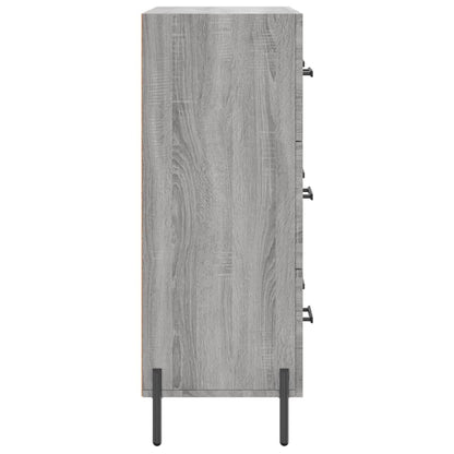 vidaXL Sideboard Grey Sonoma 69.5x34x90 cm Engineered Wood