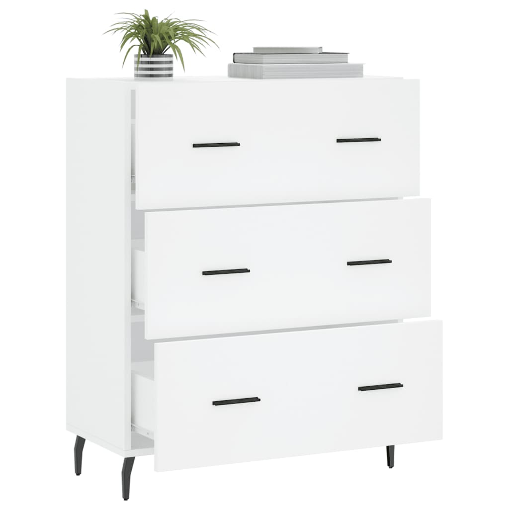 vidaXL Sideboard White 69.5x34x90 cm Engineered Wood