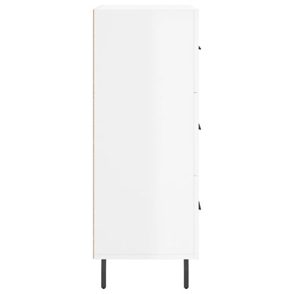 vidaXL Sideboard High Gloss White 69.5x34x90 cm Engineered Wood