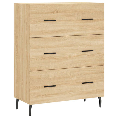 vidaXL Sideboard Sonoma Oak 69,5x34x90 cm Engineered Wood