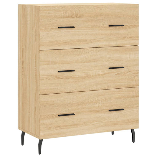 vidaXL Sideboard Sonoma Oak 69,5x34x90 cm Engineered Wood