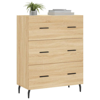 vidaXL Sideboard Sonoma Oak 69,5x34x90 cm Engineered Wood