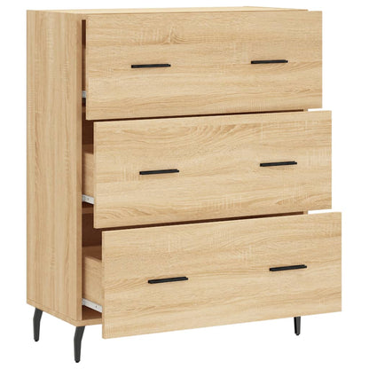 vidaXL Sideboard Sonoma Oak 69,5x34x90 cm Engineered Wood