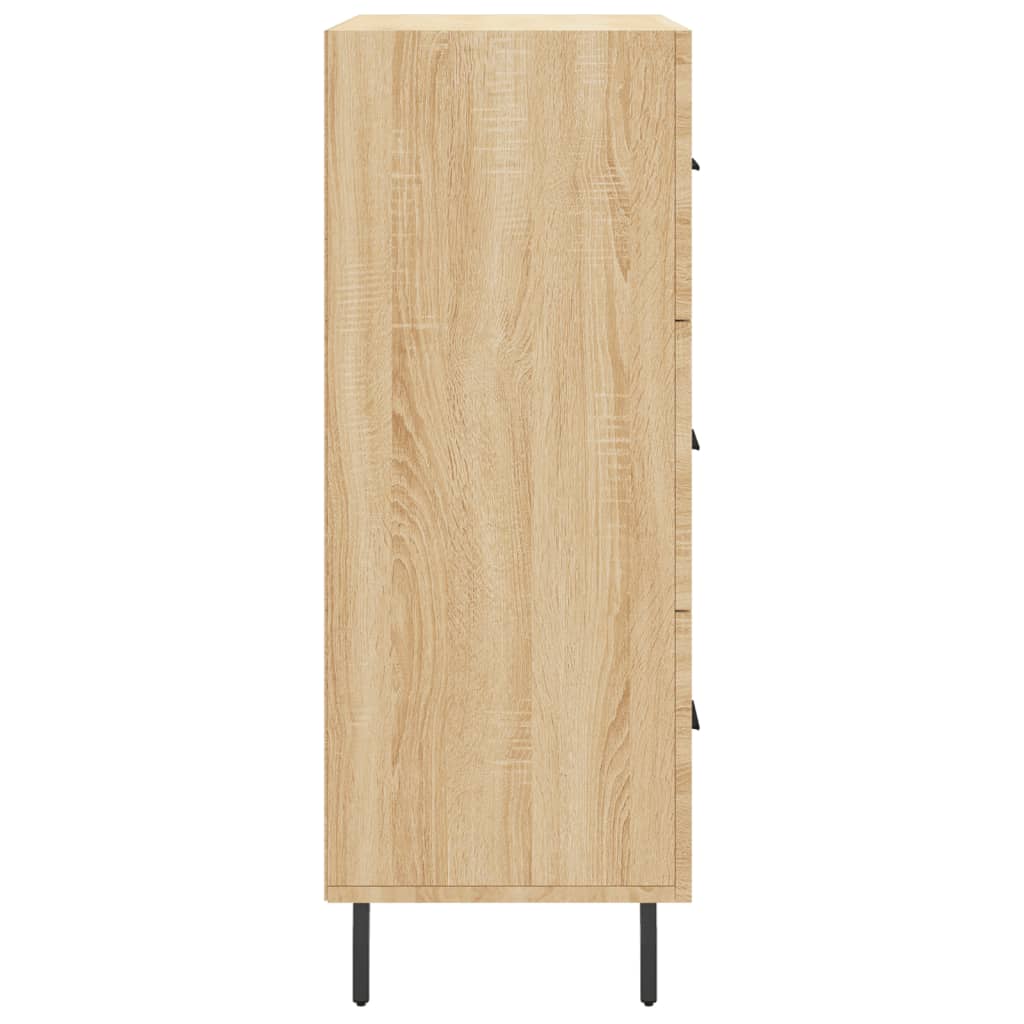 vidaXL Sideboard Sonoma Oak 69,5x34x90 cm Engineered Wood