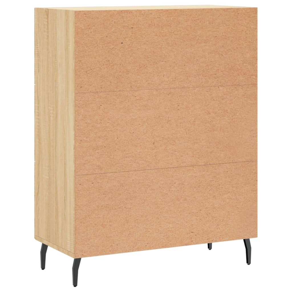 vidaXL Sideboard Sonoma Oak 69,5x34x90 cm Engineered Wood