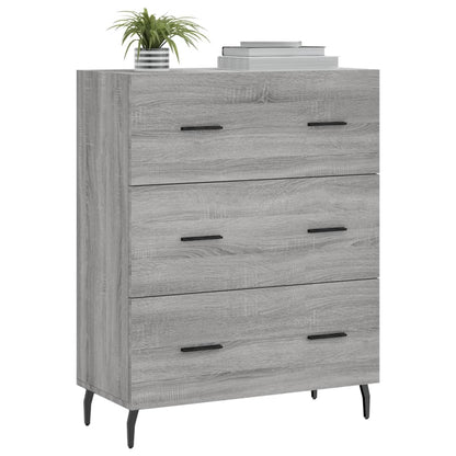 vidaXL Sideboard Grey Sonoma 69,5x34x90 cm Engineered Wood