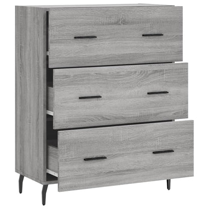 vidaXL Sideboard Grey Sonoma 69,5x34x90 cm Engineered Wood
