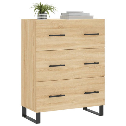 vidaXL Sideboard Sonoma Oak 69,5x34x90 cm Engineered Wood